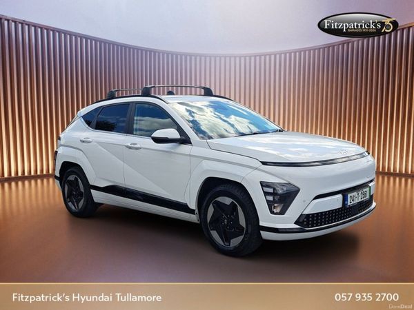 Hyundai KONA SUV, Electric, 2024, White