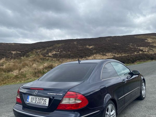 Mercedes-Benz CLK Coupe, Petrol, 2007, Blue