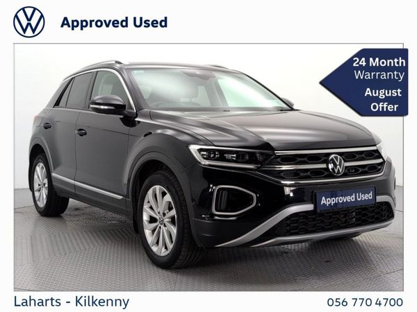 Volkswagen T-Roc SUV, Petrol, 2023, Black