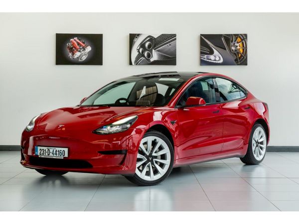Tesla Model 3 Saloon, Electric, 2023, Red