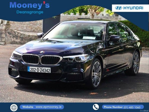 BMW 5-Series Estate, Petrol Plug-in Hybrid, 2020, Black