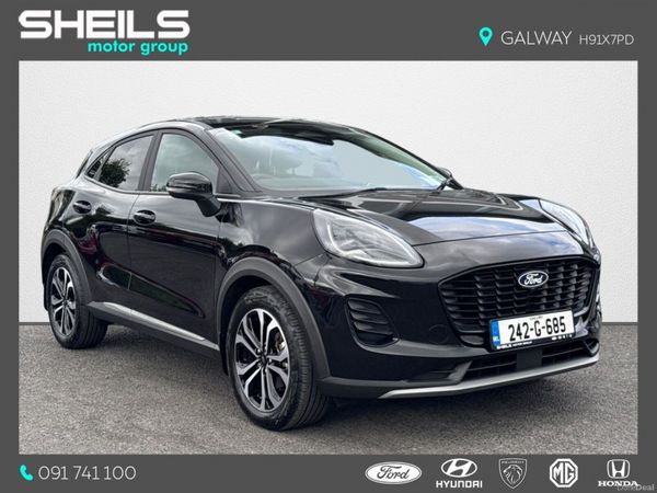 Ford Puma MPV, Petrol Hybrid, 2024, Black