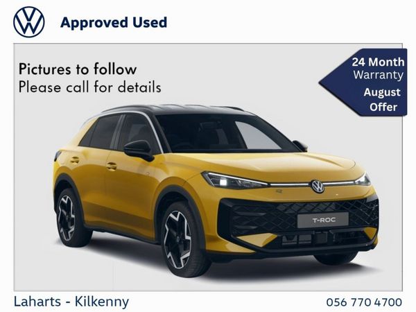 Volkswagen T-Roc SUV, Petrol, 2023, Black