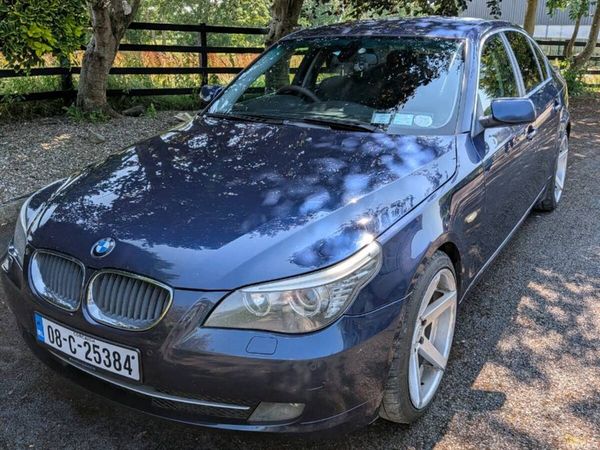 BMW 5-Series Saloon, Diesel, 2008, Blue