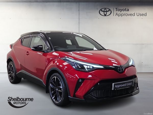 Toyota C-HR Hatchback, Petrol Hybrid, 2022, Red