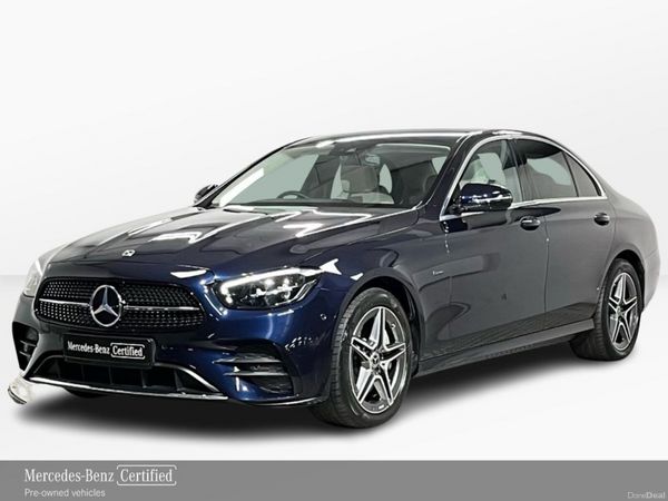 Mercedes-Benz E-Class Saloon, Petrol Plug-in Hybrid, 2022, Blue