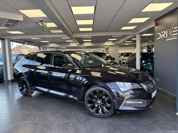 Skoda Superb Estate, Petrol Hybrid, 2023, Black