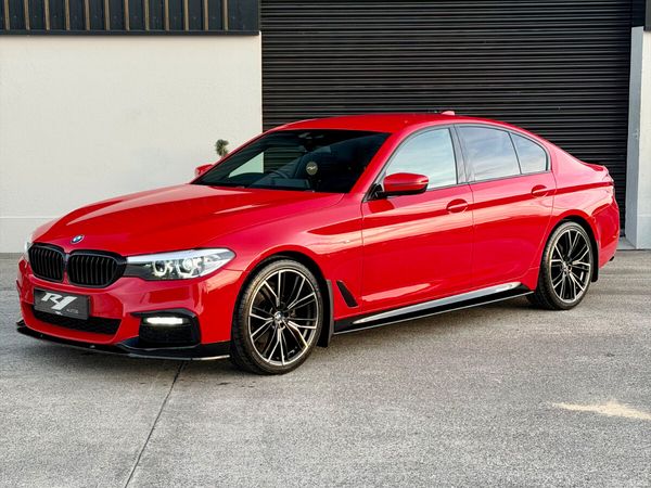 BMW 5-Series Saloon, Diesel, 2020, Red