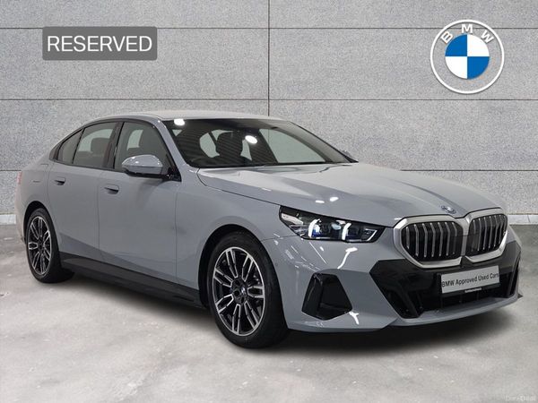 BMW 5-Series Saloon, Petrol Plug-in Hybrid, 2025, Grey