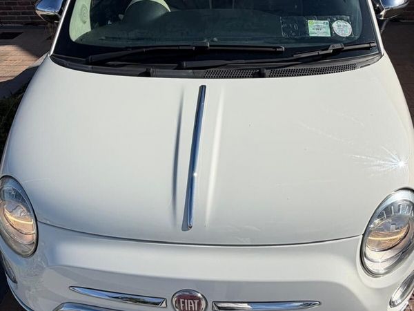 Fiat 500 Hatchback, Petrol, 2014, White