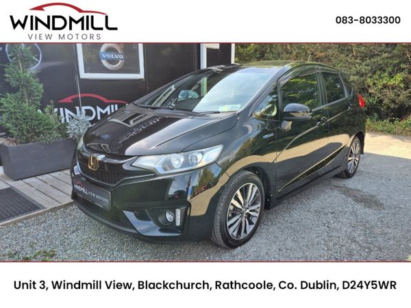 Honda Fit Hatchback, Petrol Hybrid, 2017, Black