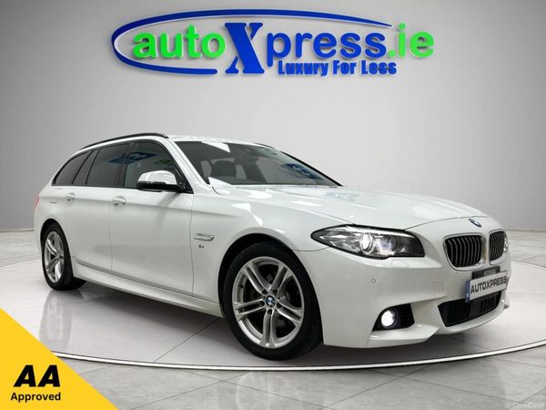 BMW 5-Series Estate, Diesel, 2016, White
