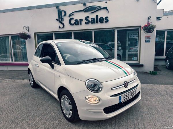 Fiat 500 Hatchback, Petrol, 2016, White