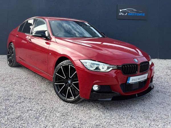BMW 3-Series Saloon, Petrol, 2018, Red