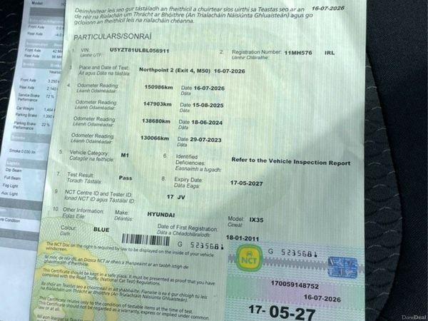 Hyundai ix35 SUV, Diesel, 2011, Blue