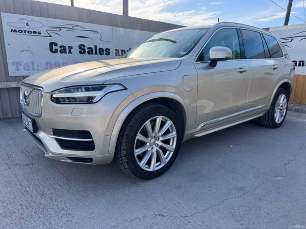 Volvo XC90 SUV, Petrol Plug-in Hybrid, 2016, Beige