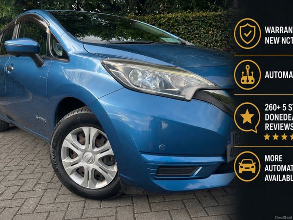 Nissan Note Hatchback, Petrol Hybrid, 2016, Blue