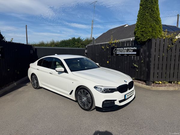 BMW 5-Series Saloon, Diesel, 2018, White