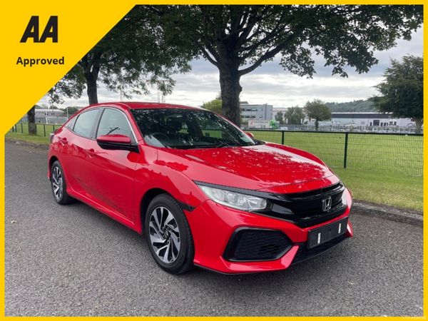 Honda Civic Hatchback, Petrol, 2018, Red