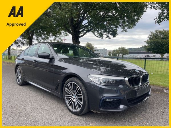 BMW 5-Series Saloon, Petrol Plug-in Hybrid, 2019, Grey