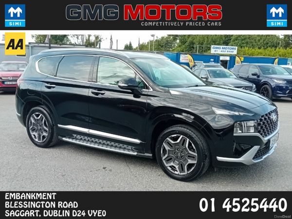 Hyundai Santa Fe SUV, Petrol Plug-in Hybrid, 2021, Black