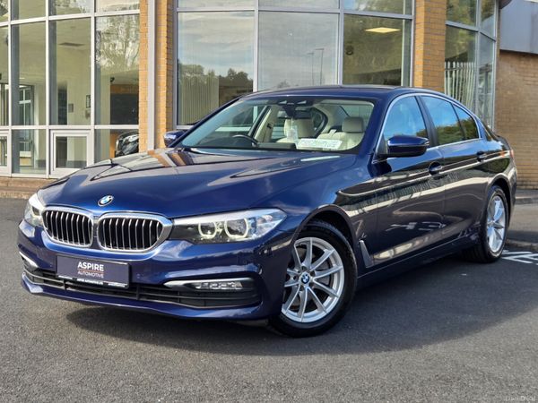BMW 5-Series Saloon, Diesel, 2018, Blue