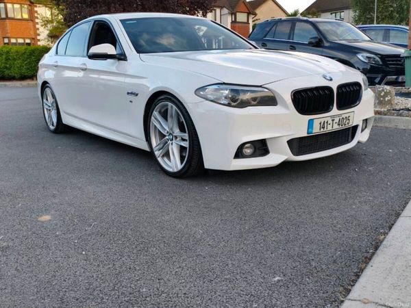 BMW 5-Series Saloon, Diesel, 2014, White