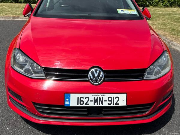 Volkswagen Golf Hatchback, Diesel, 2016, Red