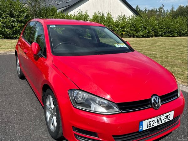 Volkswagen Golf Hatchback, Diesel, 2016, Red