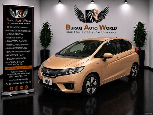 Honda Fit Hatchback, Petrol Hybrid, 2014, Gold