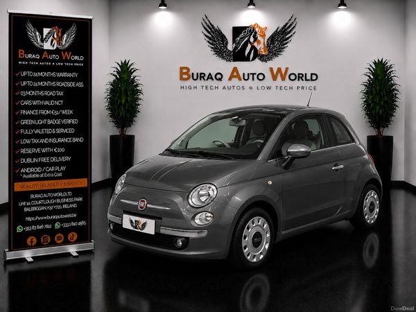 Fiat 500 Hatchback, Petrol, 2013, Grey
