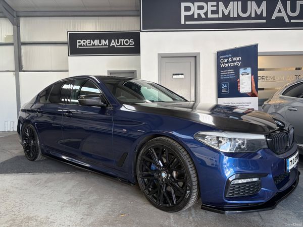BMW 5-Series Saloon, Diesel, 2017, Blue