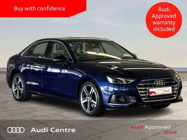 Audi A4 Saloon, Petrol, 2023, Blue