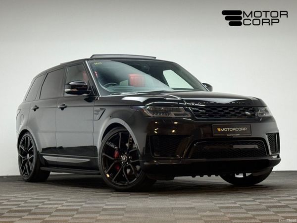 Land Rover Range Rover Sport SUV, Petrol Plug-in Hybrid, 2021, Black