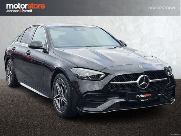 Mercedes-Benz C-Class Saloon, Petrol Hybrid, 2024, Black