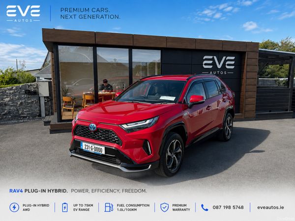Toyota RAV4 SUV, Petrol Plug-in Hybrid, 2023, Red