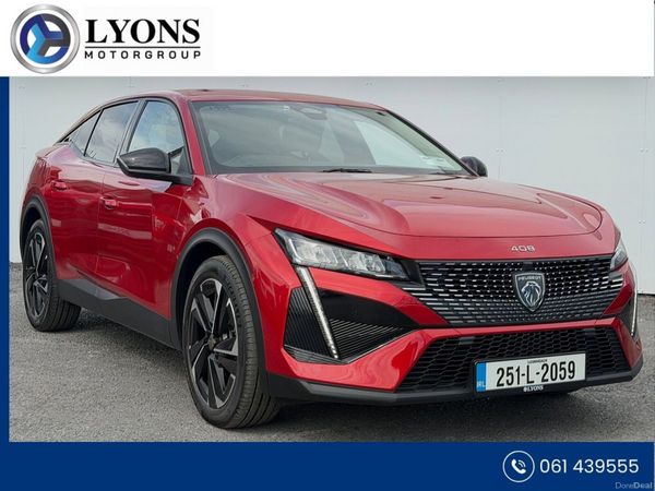 Peugeot 408 Hatchback, Petrol, 2025, Red