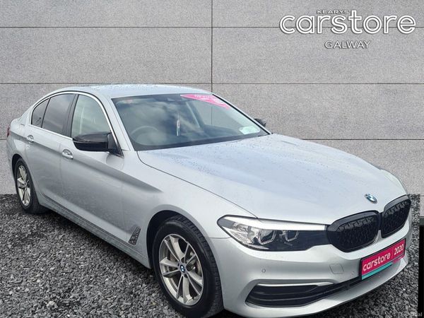 BMW 5-Series Saloon, Petrol Plug-in Hybrid, 2020, Silver