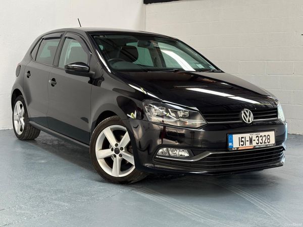 Volkswagen Polo Hatchback, Diesel, 2015, Black