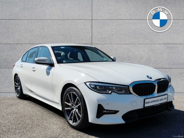 BMW 3-Series Saloon, Petrol Plug-in Hybrid, 2020, White