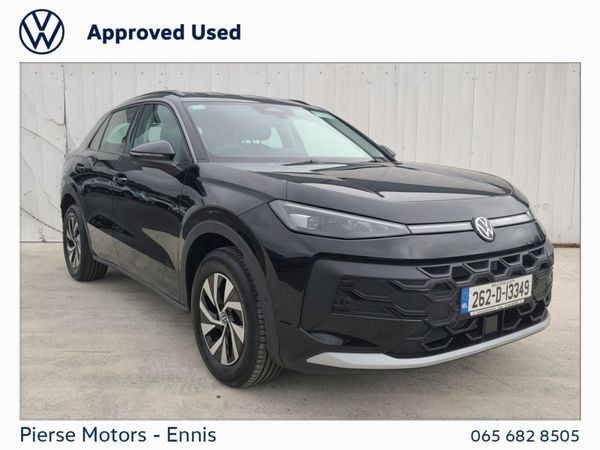 Volkswagen T-Roc SUV, Petrol, 2026, Black