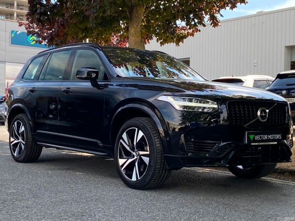 Volvo XC90 SUV, Petrol Plug-in Hybrid, 2023, Black