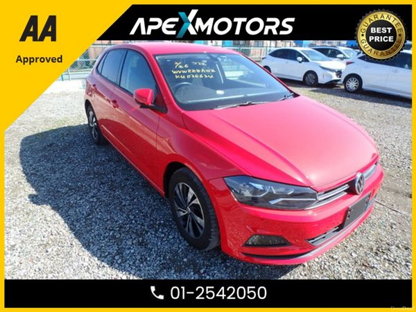 Volkswagen Polo Hatchback, Petrol, 2019, Red