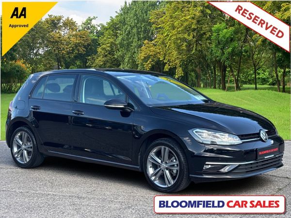 Volkswagen Golf Hatchback, Petrol, 2019, Black