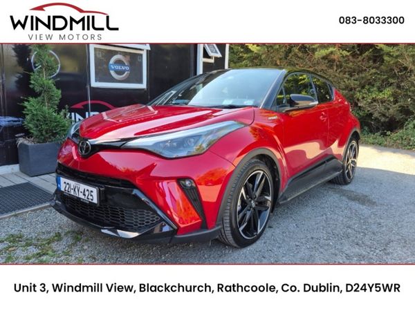 Toyota C-HR Hatchback, Petrol Hybrid, 2022, Red