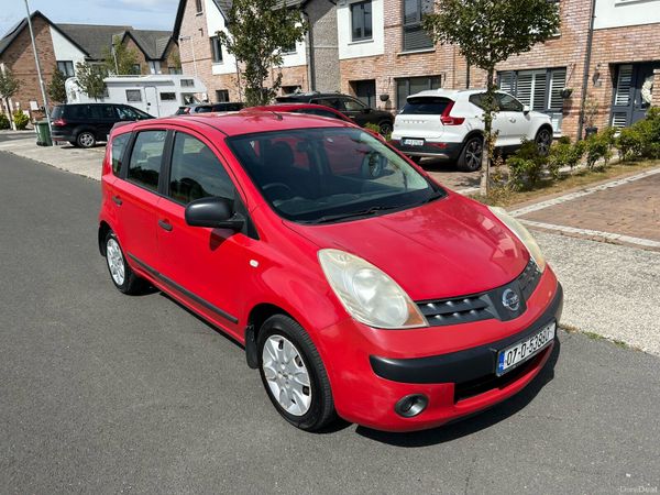 Nissan Note MPV, Petrol, 2007, Red