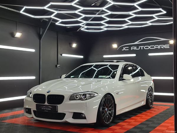 BMW 5-Series Saloon, Diesel, 2013, White