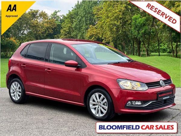 Volkswagen Polo Hatchback, Petrol, 2017, Red