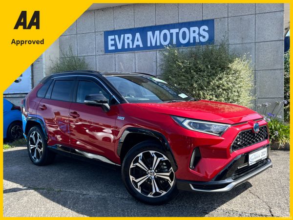 Toyota RAV4 SUV, Petrol Plug-in Hybrid, 2021, Red