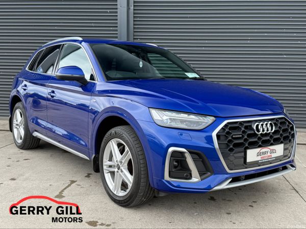 Audi Q5 Estate, Petrol Hybrid, 2022, Blue